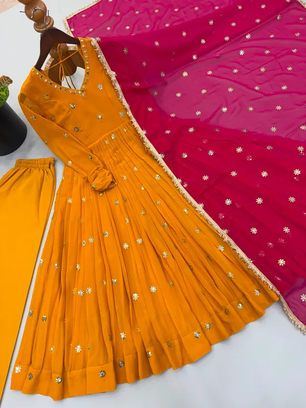 Designer_Faux_Georgette_Embroidery_Gown_Set_with_Dupatta
