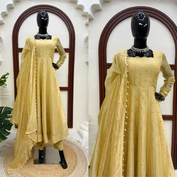 Designer_Gown_with_Pent_Set