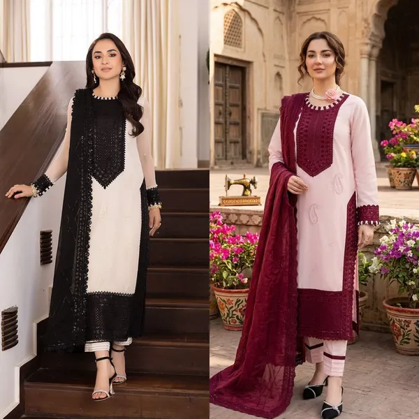 Designer_Pakistani_Top_With_Pent_Set