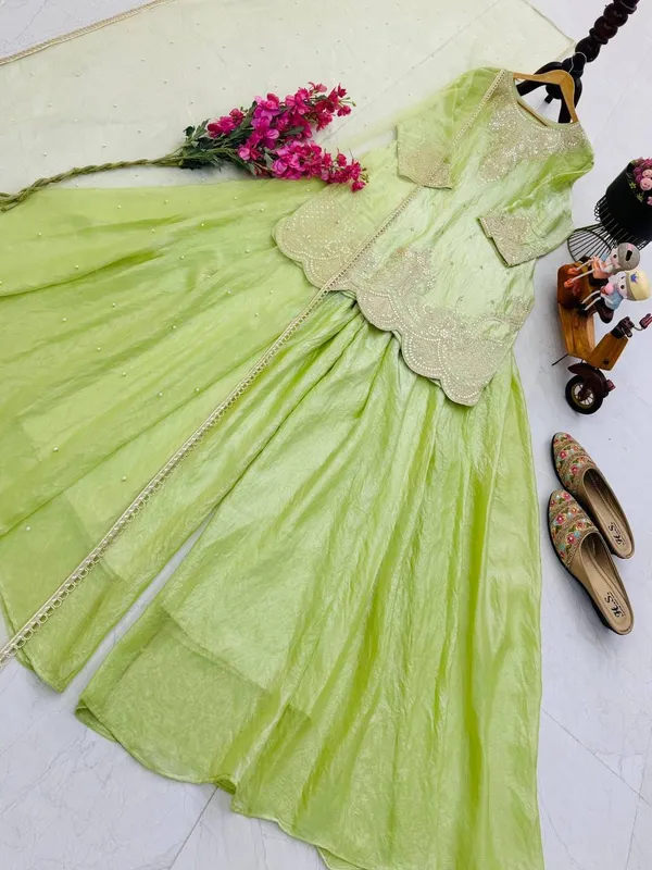 Designer_Party_Top_Pallazo_&_Dupatta_Set