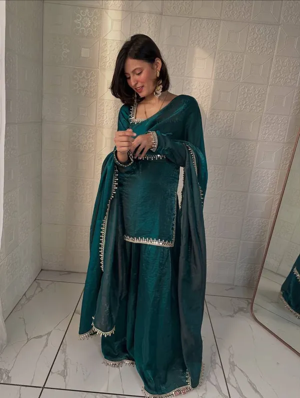 Designer_Party_Top_Pallazo_&_Dupatta_Set