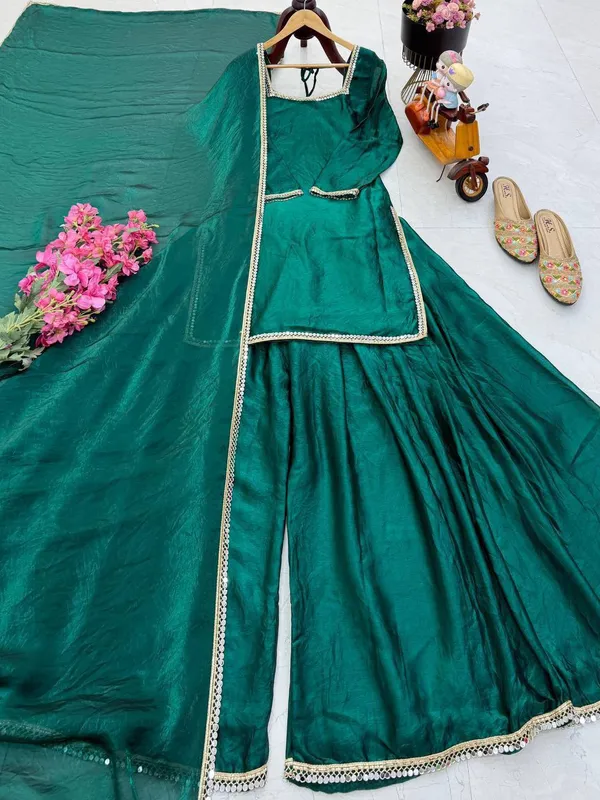 Designer_Party_Top_Pallazo_&_Dupatta_Set