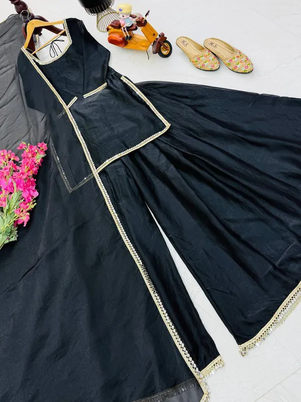 Designer_Party_Top_Pallazo_&_Dupatta_Set