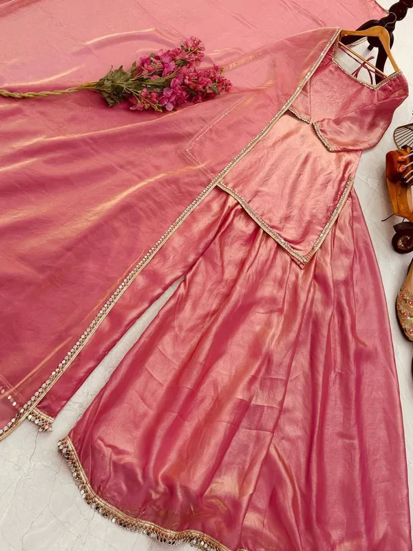 Designer_Party_Top_Pallazo_&_Dupatta_Set