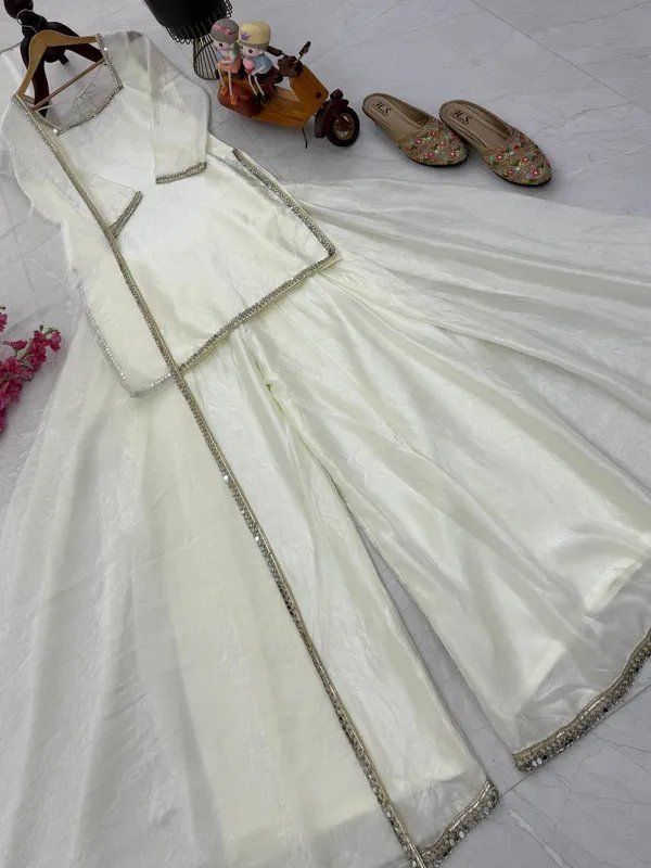 Designer_Party_Top_Pallazo_&_Dupatta_Set