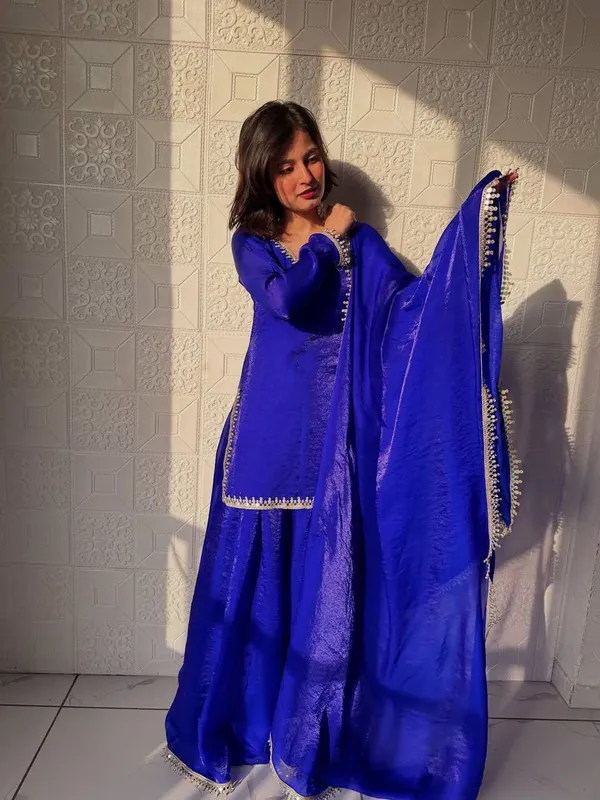 Designer_Party_Top_Pallazo_&_Dupatta_Set