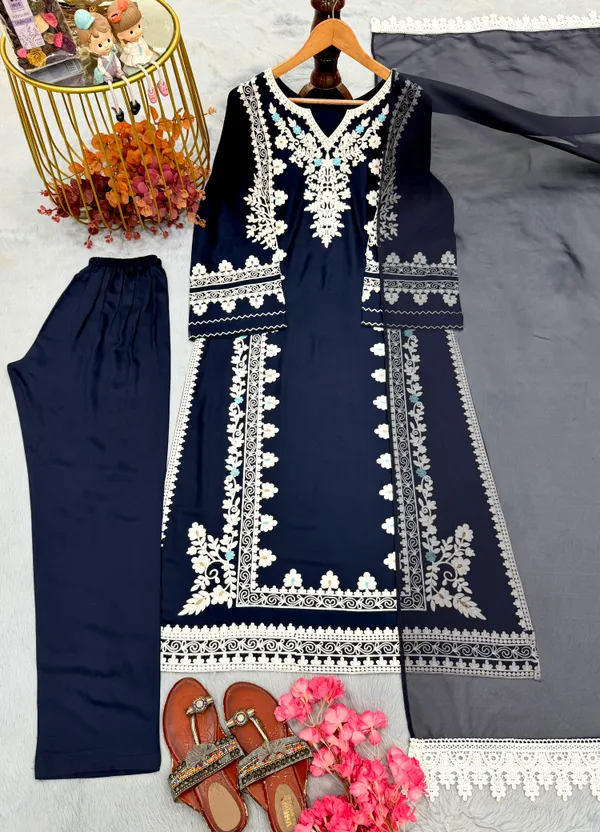 Designer_Party_Wear_Long_Kaftan_with_Bottom_and_Dupatta