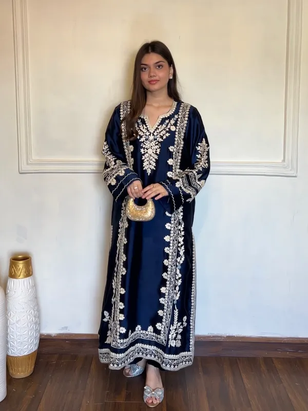 Designer_Party_Wear_Long_Kaftan_with_Bottom_and_Dupatta