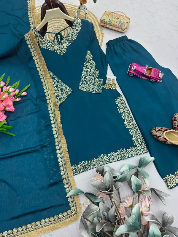 Designer_Party_Wear_Top_Plazo_Dupatta_Set