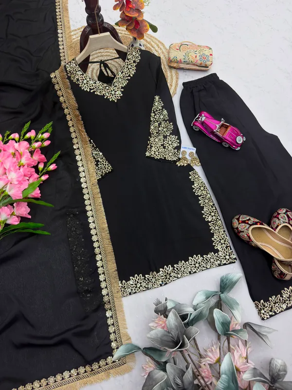 Designer_Party_Wear_Top_Plazo_Dupatta_Set