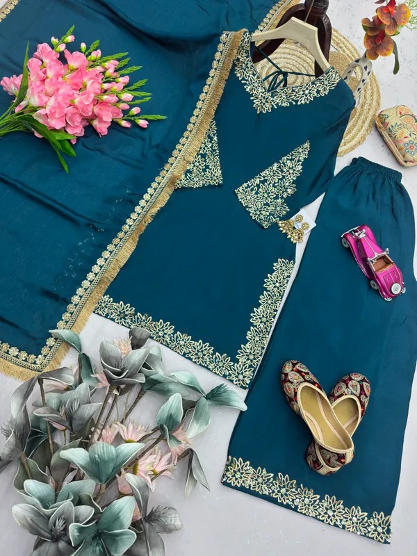 Designer_Party_Wear_Top_Plazo_Dupatta_Set