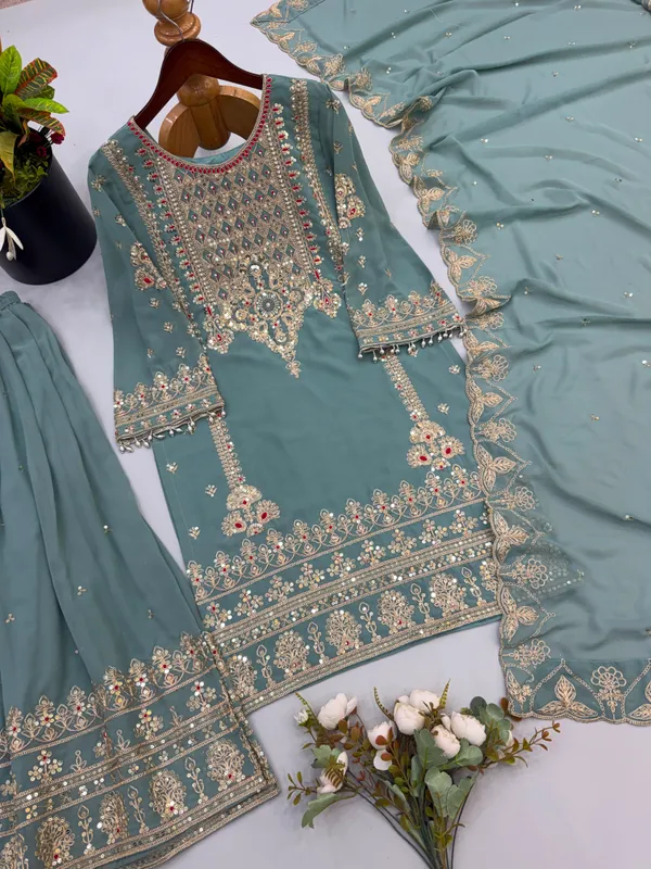 Designer_Party_Wear_Top-Plazzo_and_Dupatta_Set