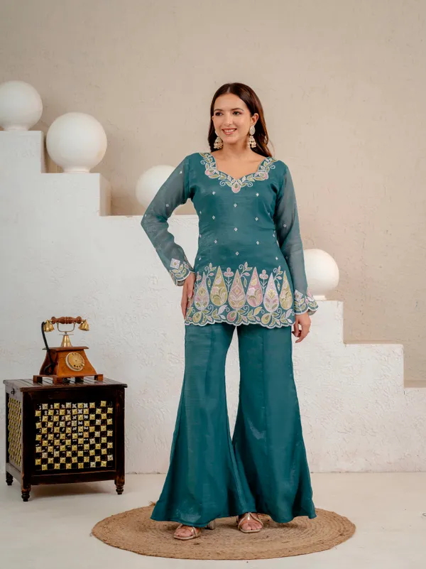 Designer_Party_Wear_Top_Plazzo_and_Dupatta_Set