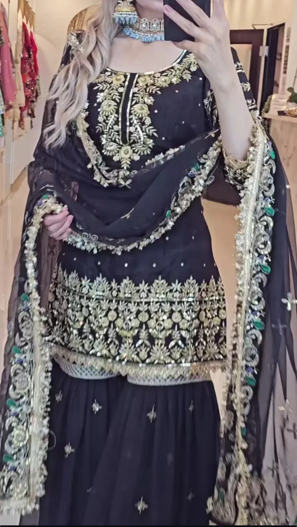 Designer_Party_Wear_Top_Sharara_Plazzo_Dupatta_Set