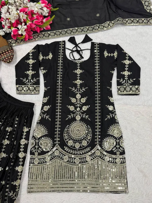 Designer_Party_Wear_Top_Sharara_Plazzo_Dupatta_Set