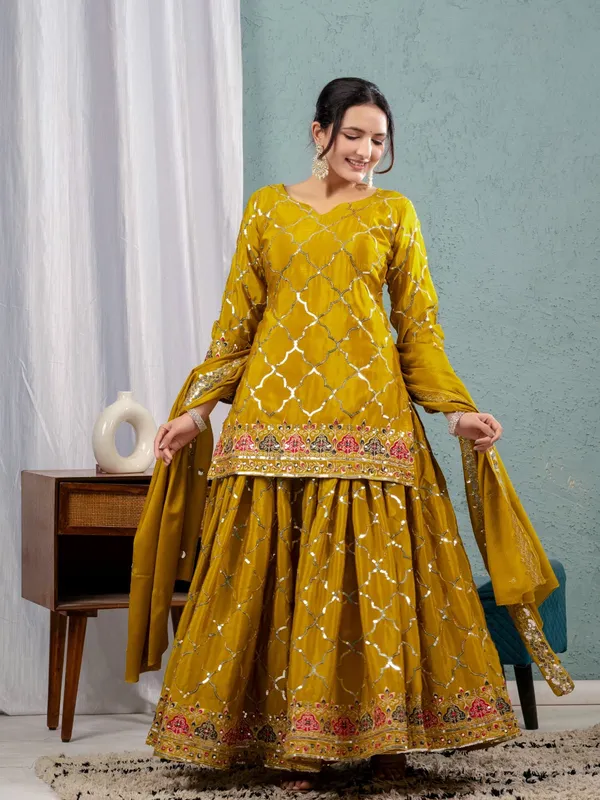 Designer_Party_Wear_Top_Sharara_Plazzo_Dupatta_Set