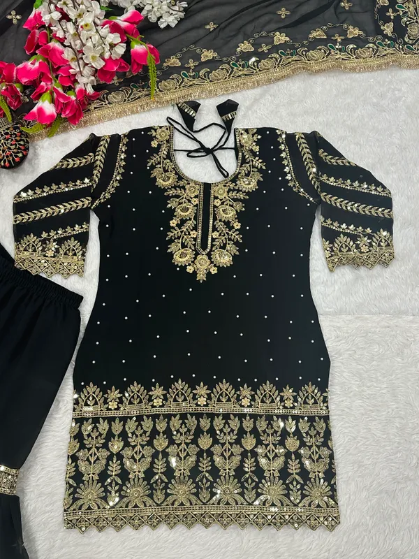 Designer_Party_Wear_Top_Sharara_Plazzo_Dupatta_Set
