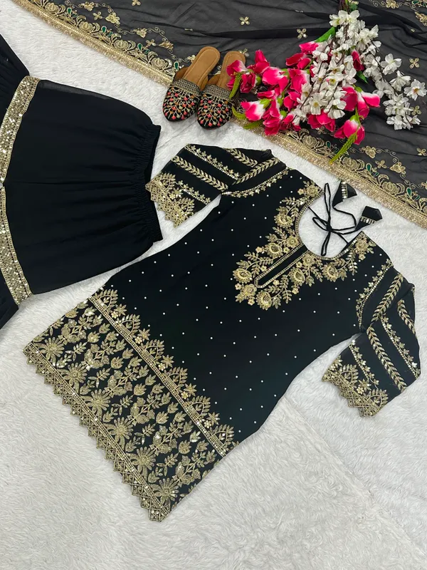 Designer_Party_Wear_Top_Sharara_Plazzo_Dupatta_Set