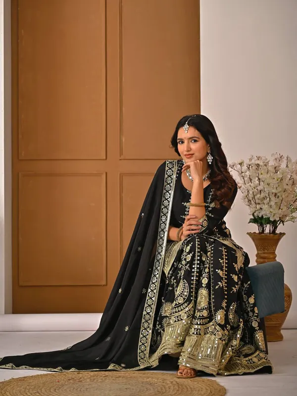 Designer_Party_Wear_Top_Sharara_Plazzo_Dupatta_Set