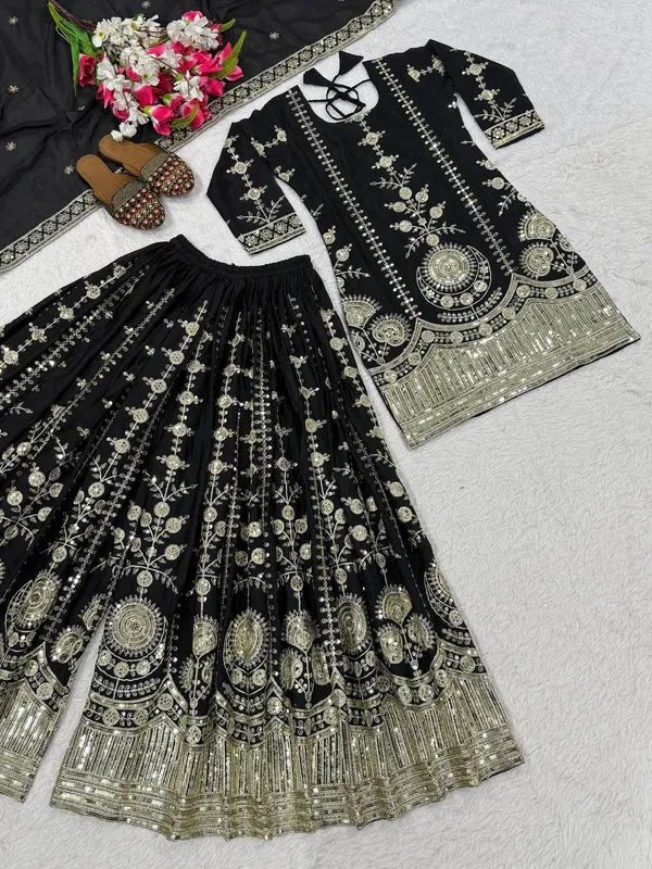Designer_Party_Wear_Top_Sharara_Plazzo_Dupatta_Set