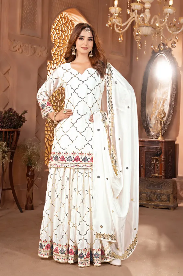 Designer_Party_Wear_Top_Sharara_Plazzo_Dupatta_Set