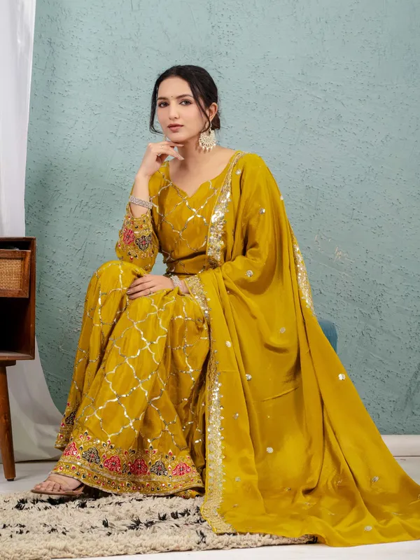 Designer_Party_Wear_Top_Sharara_Plazzo_Dupatta_Set