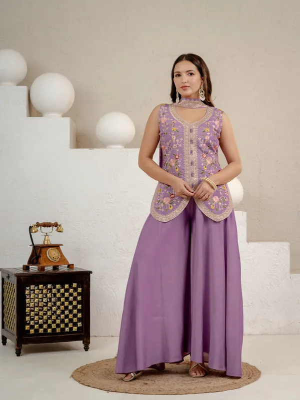 Designer_Party_Wear_Top_Sharara_Plazzo_and_Dupatta_Set