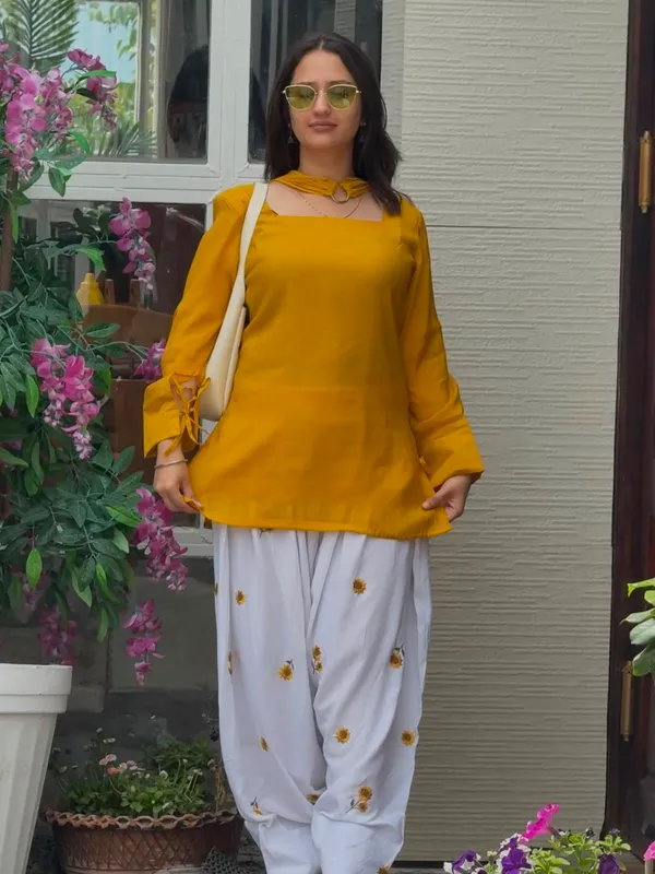 Designer_Party_Wear_Top_with_Farshi_Salwar_Dupatta_Set