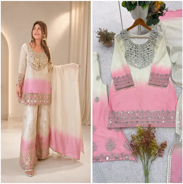 Designer_Real_Mirror_Embroidered_Top_Plazzo_Dupatta_Set