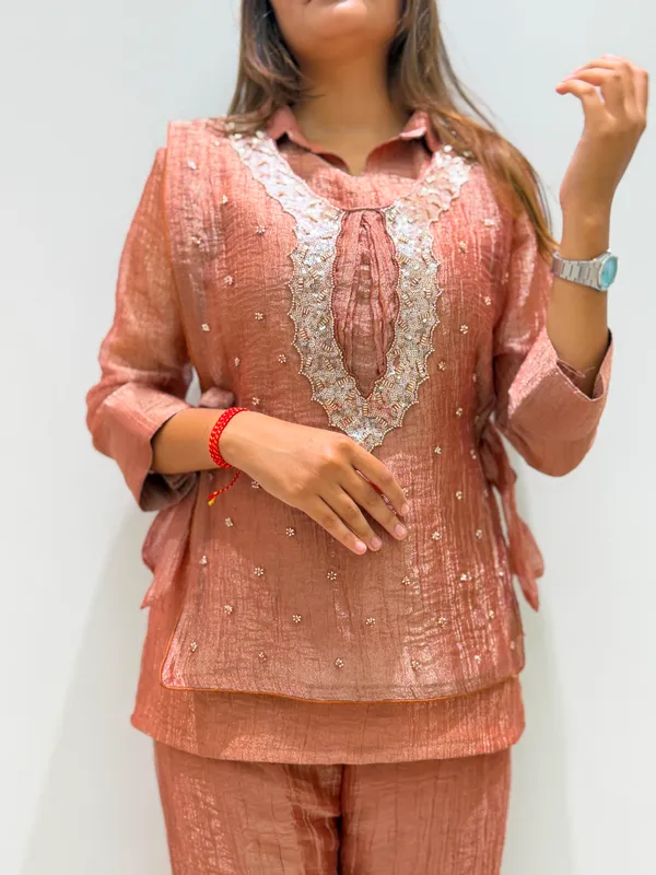 Designer_Shirt_Pant_with_Hand_Embroidered_Shrug