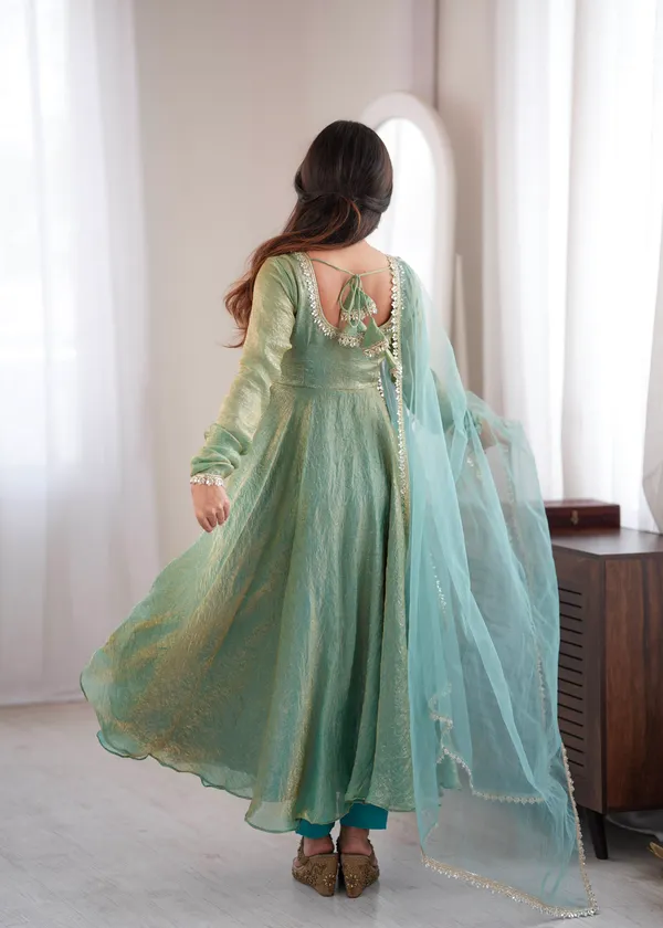 Doremon_Crush_Real_Mirror_Work_Gown_Set_with_Dupatta