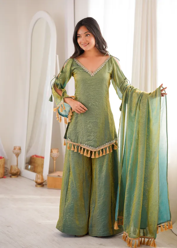 Doremon_Crush_Real_Mirror_Work_Top_Plazzo_Dupatta_Set