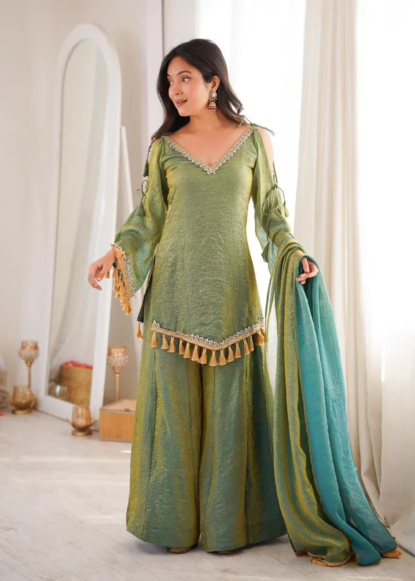 Doremon_Crush_Real_Mirror_Work_Top_Plazzo_Dupatta_Set