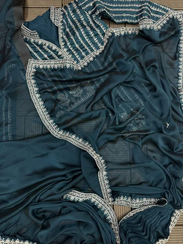 Embroidery_Cording_Work_Ready-to-Wear_Saree_with_Jacket