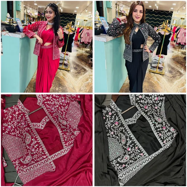 Embroidery_Sequence_Work_Ready-to-Wear_Saree_Set_with_Jacket