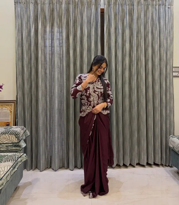 Embroidery_Sequence_Work_Ready-to-Wear_Saree_with_Jacket