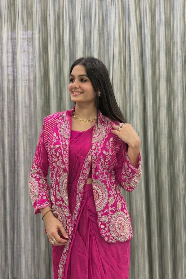 Embroidery_Sequence_Work_Ready-to-Wear_Saree_with_Jacket
