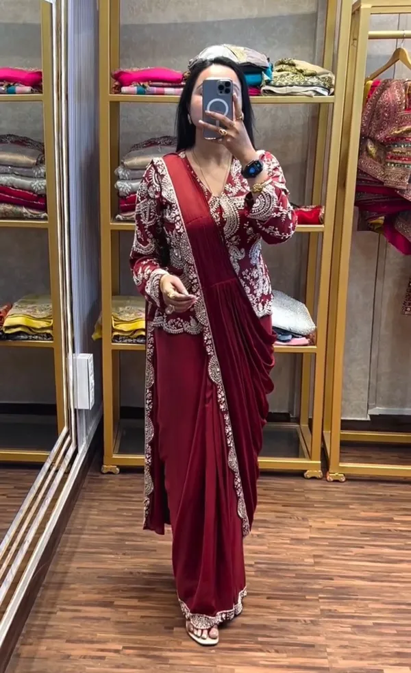 Embroidery_Sequence_Work_Ready-to-Wear_Saree_with_Jacket