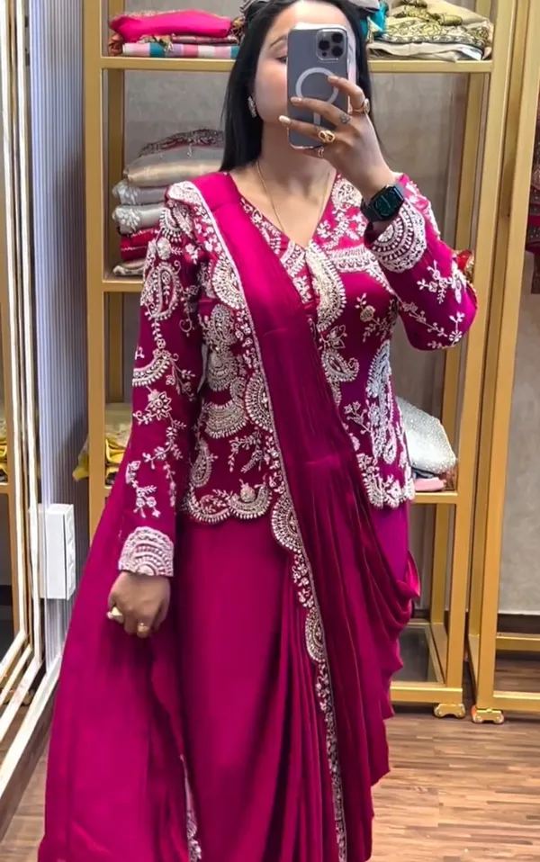 Embroidery_Sequence_Work_Ready-to-Wear_Saree_with_Jacket