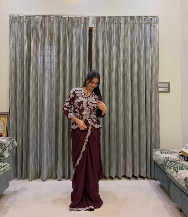 Embroidery_Sequence_Work_Ready-to-Wear_Saree_with_Jacket