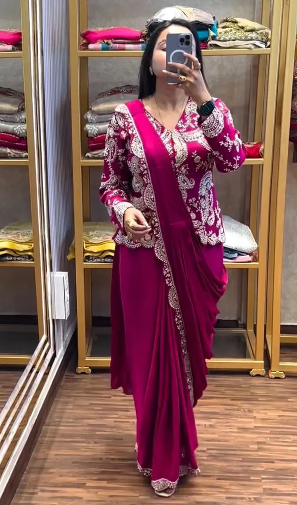 Embroidery_Sequence_Work_Ready-to-Wear_Saree_with_Jacket