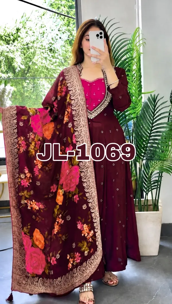 Fancy_Embroidery_Sequence_with_Coding_Work_Anarkali_Gown_Set