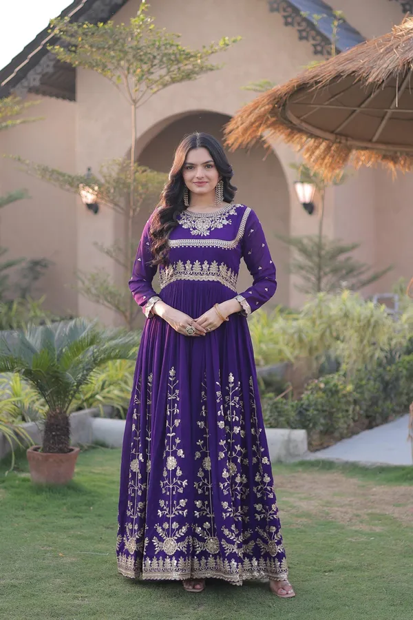 Faux_Blooming_Georgette_Embroidered_Gown_with_Dupatta