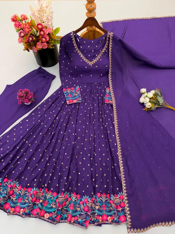 Faux_Georgette_Embroidery_Anarkali_Gown_Set_with_Dupatta