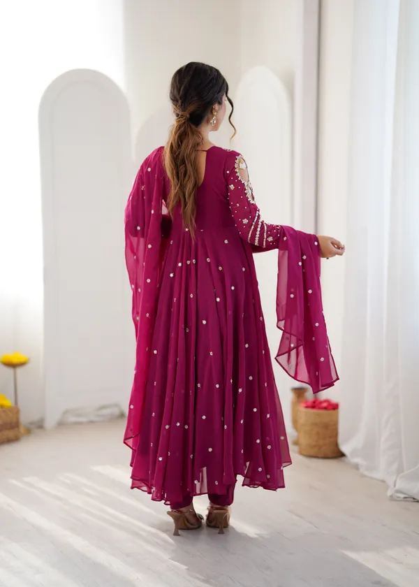 Faux_Georgette_Embroidery_Gown_Set_with_Dupatta