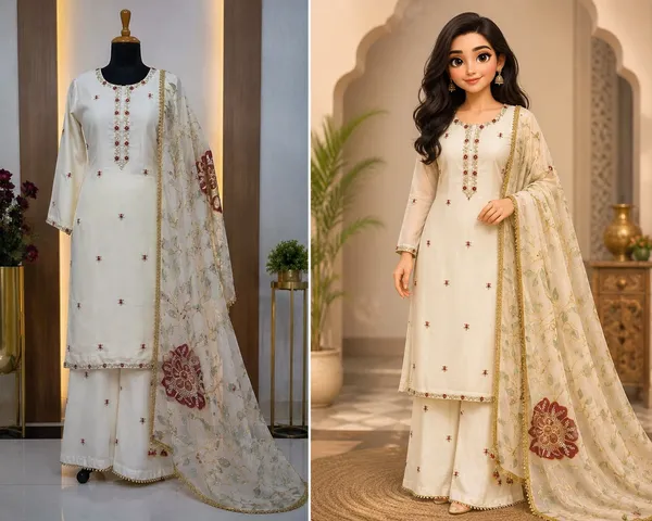 Faux_Georgette_Embroidery_Kurti_Plazzo_Dupatta_Set