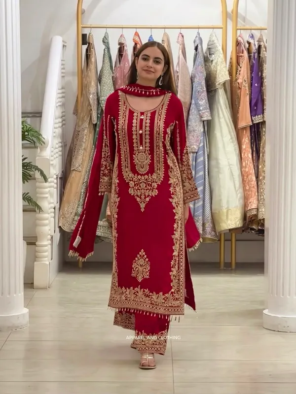 Faux_Georgette_Heavy_Embroidery_Sequence_Work_Set