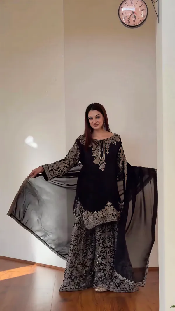 Faux_Georgette_Heavy_Embroidery_Top_Bottom_Dupatta_Set