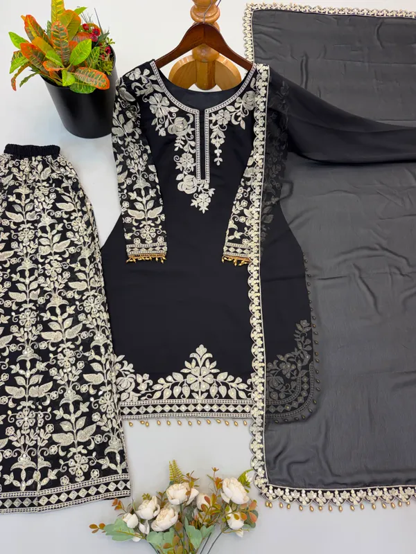 Faux_Georgette_Heavy_Embroidery_Top_Bottom_Dupatta_Set