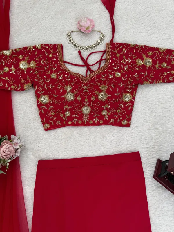 Faux_Georgette_Lehenga_Saree_with_Choli_&_Dupatta